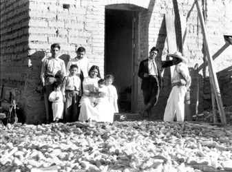 Family with Corn, State of Veracruz, Mexico, 1927